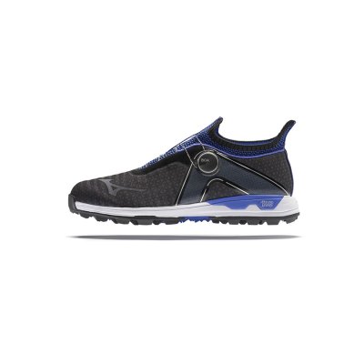 Zapatillas De Golf Mizuno WAVE Hazard Boa Hombre - Negros / Azules - Chile M085FKIDOJ
